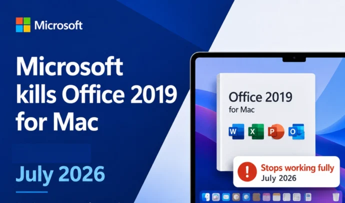 Microsoft Kills Office 2019 for Mac: Apps Stop Working July 13, 2026