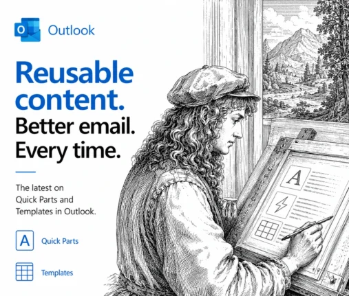 Outlook Reusable Content: Templates and Quick Parts Explained (and Why It’s a Mess)