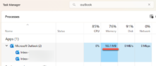 Window App Memory New Outlook Is Slow and a Memory Hog: More Reasons to Avoid It - Office ...