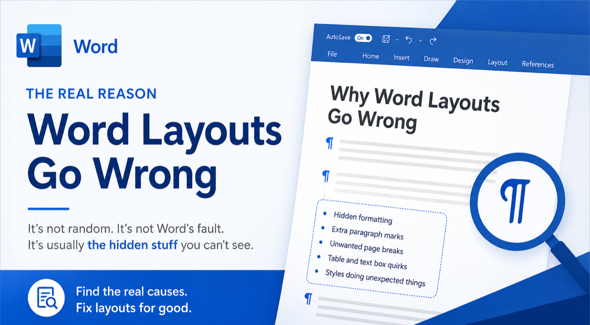Why Word Layouts Break: Section Breaks Explained