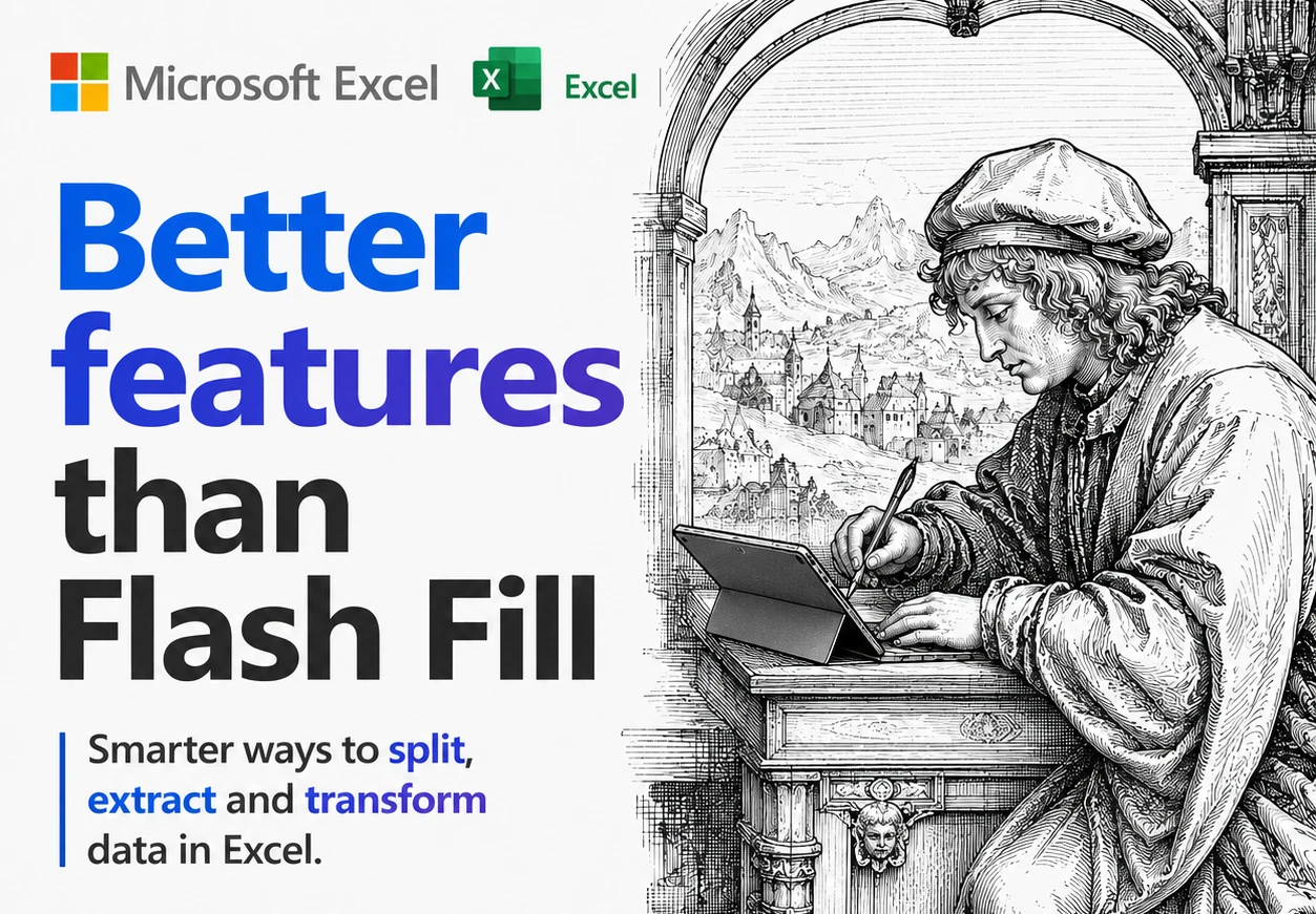 Better Than Flash Fill: 4 Smarter Ways to Split Text in Excel