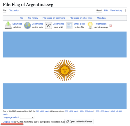 Argentina Flag in Word, Excel and PowerPoint: Get the Right One