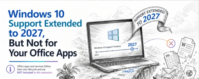 Windows 10 Support Extended to 2027, But Not for Your Office Apps