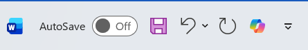 Copilot button added to the Quick Access Toolbar in Microsoft Word : Office-Watch.com
