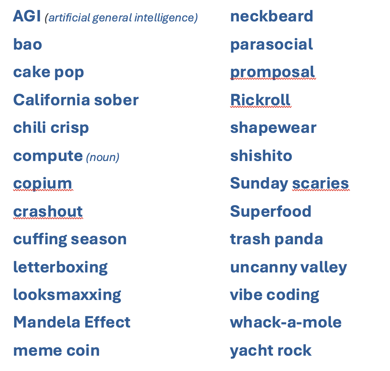 List of internet slang terms and acronyms, including AGI, copium, and Rickroll. : Office-Watch.com