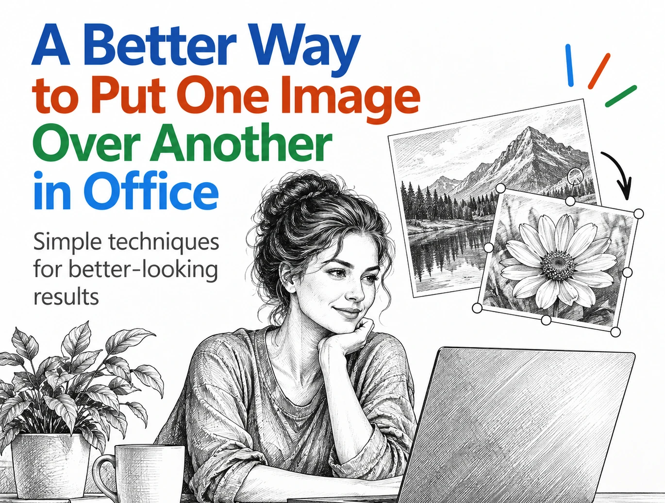 Put a Picture Inside Another Picture in Office, Even at an Angle