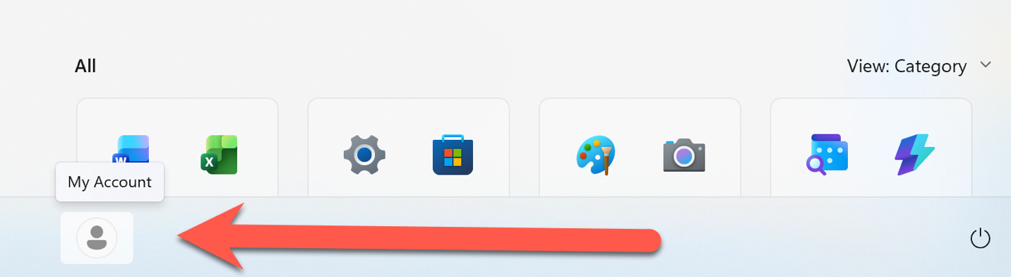 Hidden name and profile picture on Windows 11 Start Menu : Office-Watch.com
