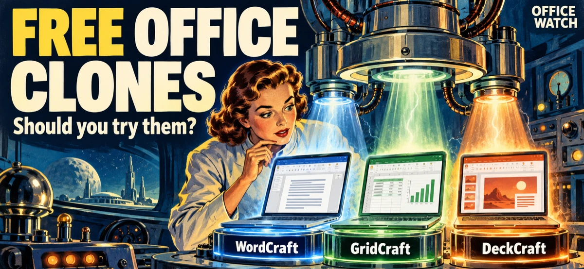 Free Microsoft Office Clones: WordCraft, GridCraft and DeckCraft Are Here, Should You Try Them?