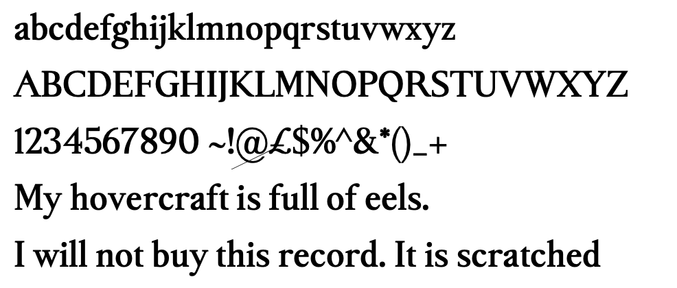 Michelangelus typeface: Bold : Office-Watch.com