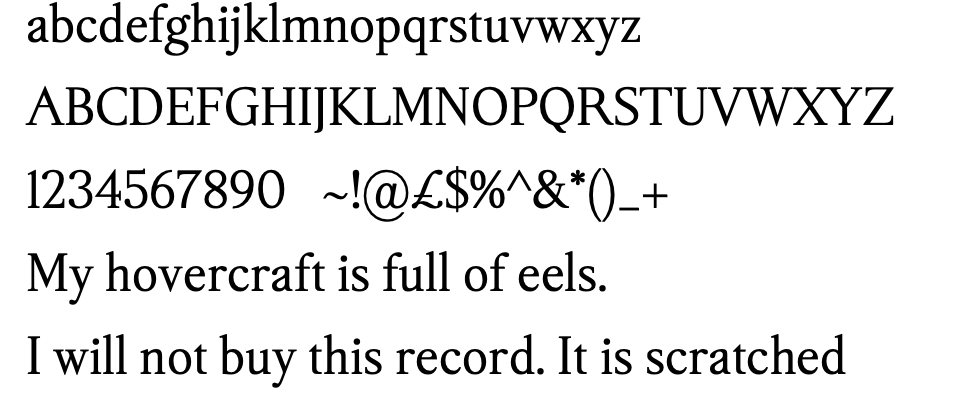 Michelangelus typeface: regular : Office-Watch.com