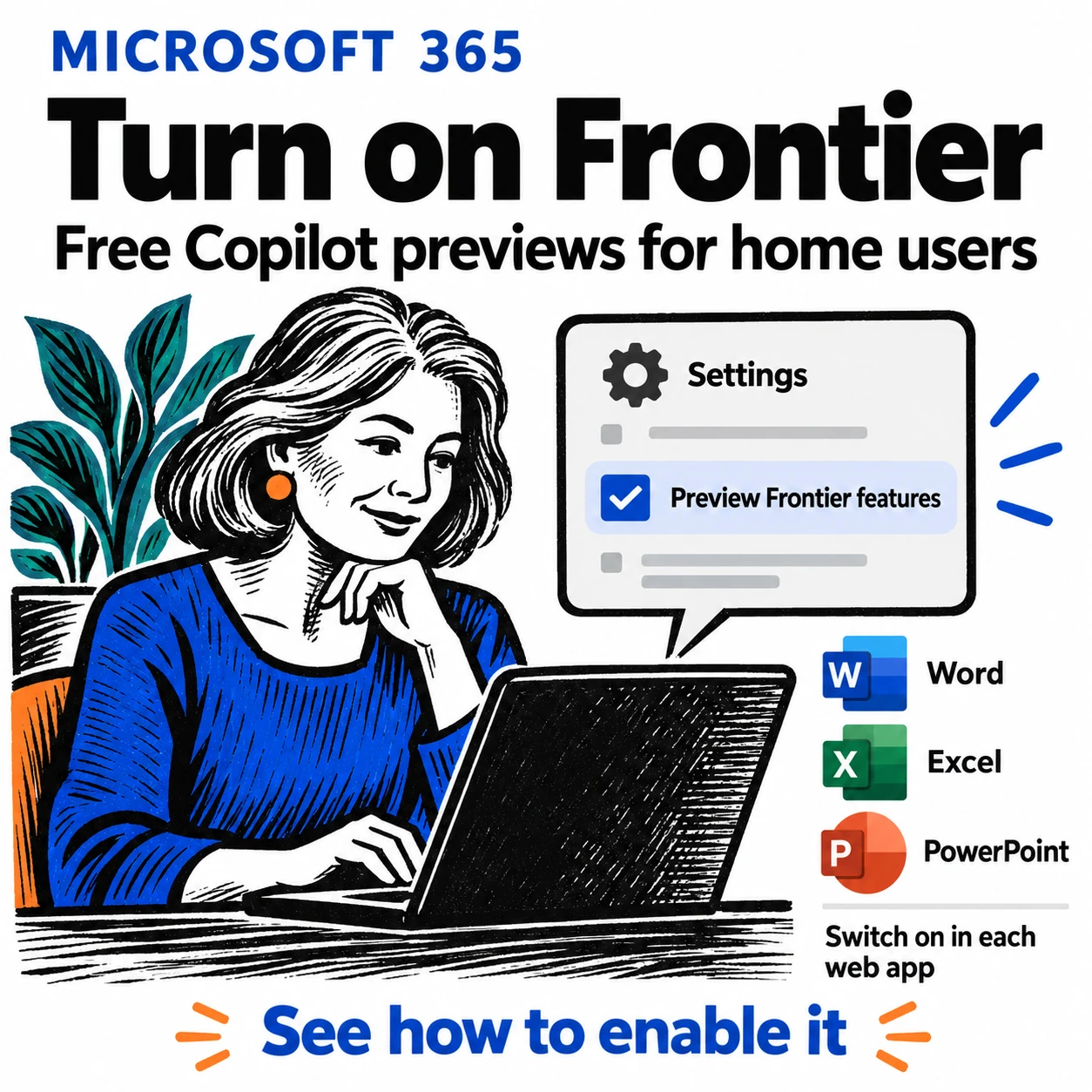 How to Turn On Frontier in Microsoft 365: Free Copilot Previews for Home Users