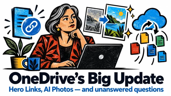 OneDrive and Copilot 2026 Update: Hero Links, AI Photos and What Microsoft Isn’t Telling You