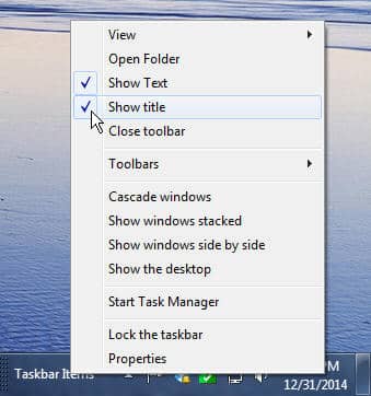 Making an Access Database Taskbar Item