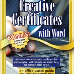 Creative Certificates with Word
