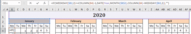 Excel Calendar Creator: Flexible Sunday and Monday Start of Weeks with ...