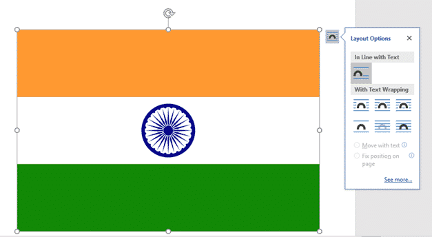 Add The Indian Flag Into Word Excel Or Powerpoint Office Watch