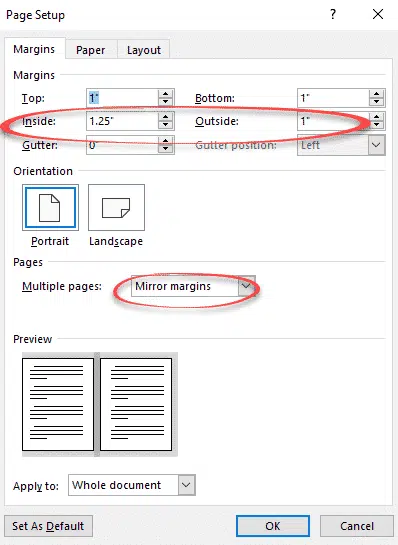 Align Page vs Align Margin in Word - Office Watch