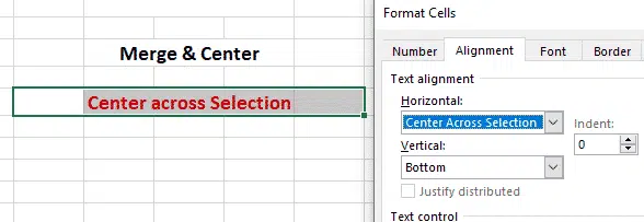 Center Across Selection vs Merge & Center in Excel - Office Watch