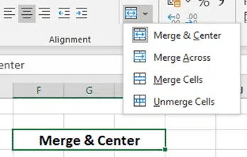 Center Across Selection vs Merge & Center in Excel - Office Watch