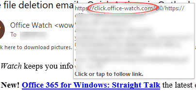 email microsoft phishing criminals easier makes why real office link sure does outlook