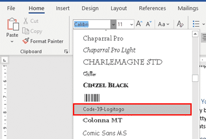 Create Barcodes in Word - Office Watch