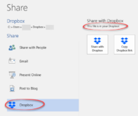 Dropbox document sharing with Microsoft Office - Office Watch