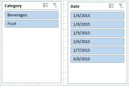 Excel Slicers for PivotTables - Office Watch