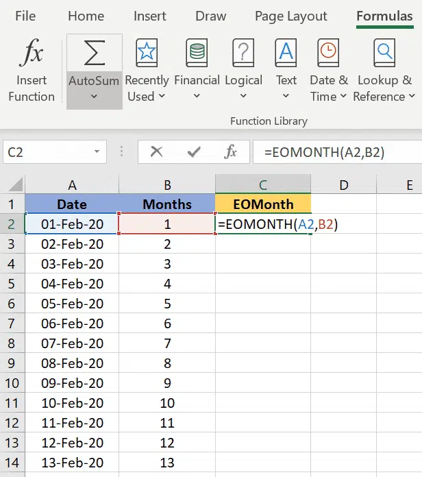 Excel’s EOMONTH() to find the last day of the month - Office Watch