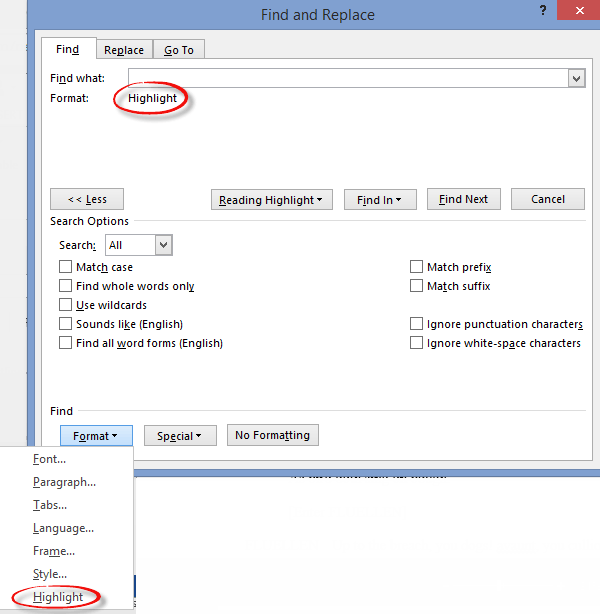 More great Word tricks with Find - Office Watch