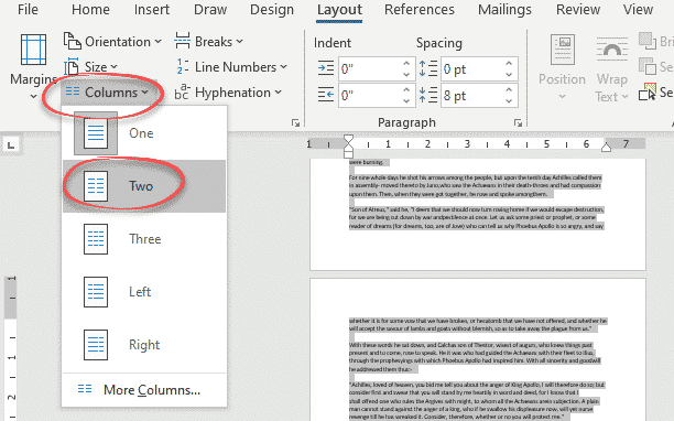 Flowing column text in Word with break-out or sidebar - Office Watch