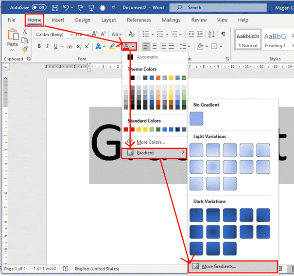 Hiệu ứng Gradient và văn bản trong Word là tính năng giúp bạn tạo ra những bức ảnh chuyên nghiệp và thu hút. Với nhiều lựa chọn màu sắc, font chữ và hiệu ứng đặc biệt, bạn có thể tăng tính thẩm mỹ cho bức ảnh và làm nổi bật thông điệp của mình.