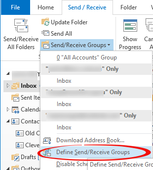 Reducing Outlook downloads when there’s limited Internet
