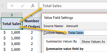 Rename Excel Pivottable Headings Office Watch