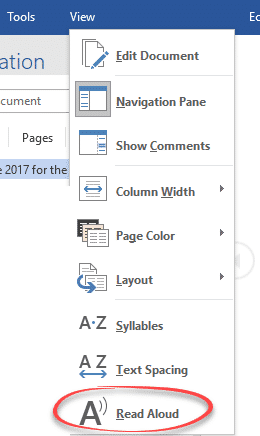 Microsoft word read text aloud mac download