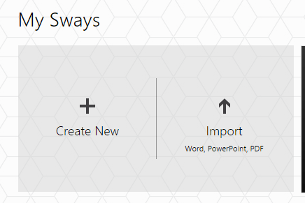Making a Sway - Office Watch