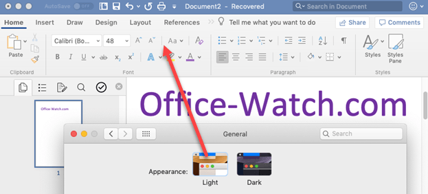 Mac Os Microsoft Office Dark Mode