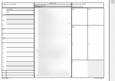 Outlook Print Calendar Options -a Daily/Weekly/Monthly plan on paper ...