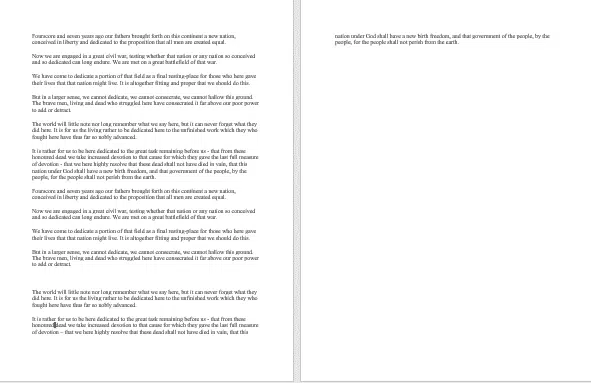 fit one page word