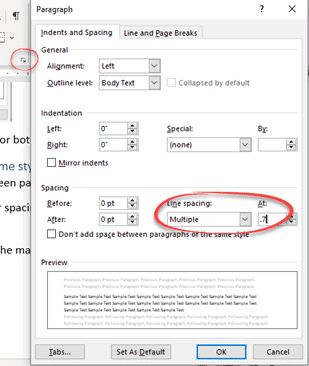 how to create spacing between words in word