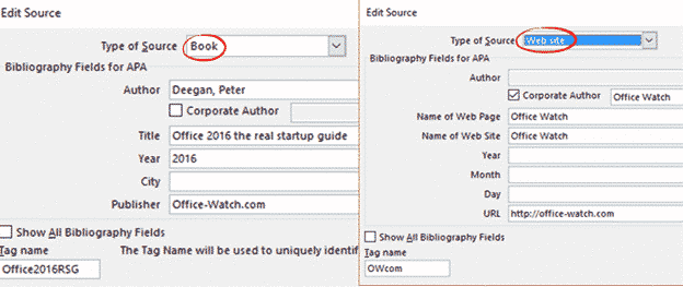 Add A Medium In Citation On Word